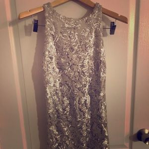 Alberto Makali open back cocktail dress